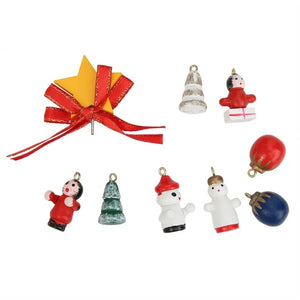 Pino Navideño Musical de Madera ROJO