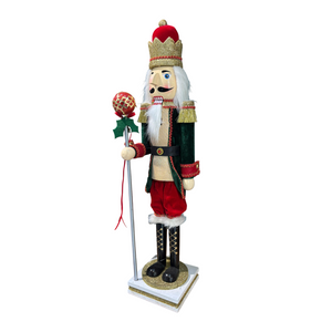 Cascanuces Rojo de Madera 65CM