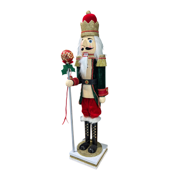 Cascanuces Rojo de Madera 65CM