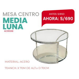 Mesa Centro MEDIA LUNA