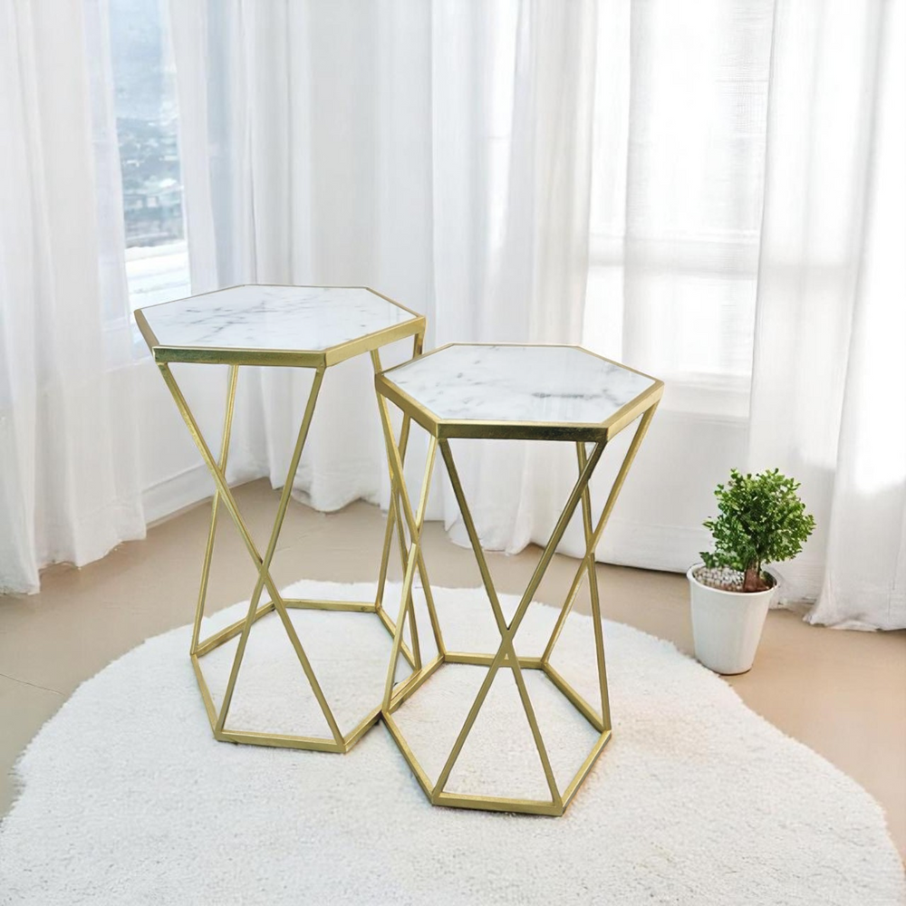 Set 2 mesas laterales DIAMOND