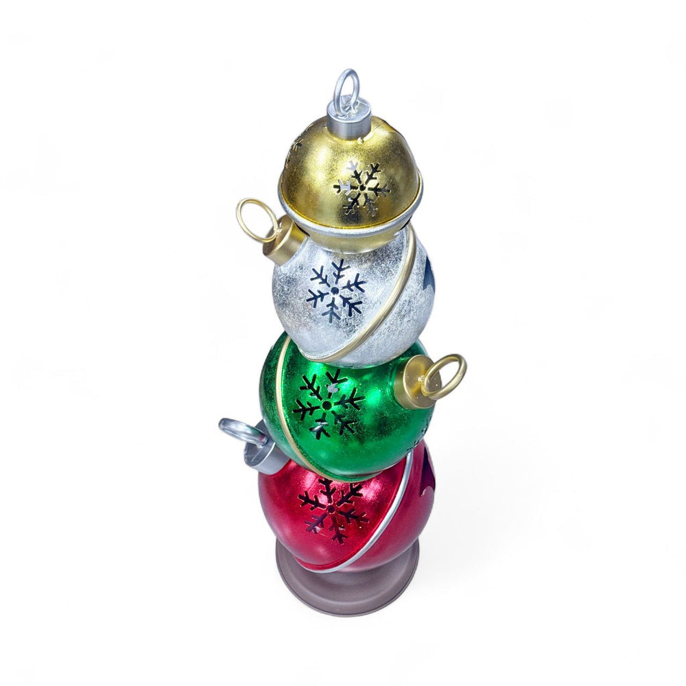 Adorno Bolas de Pie Metalico 80CM