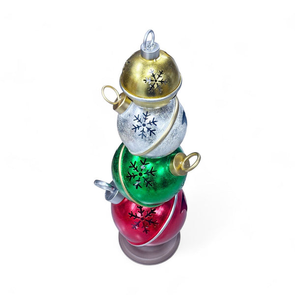 Adorno Bolas de Pie Metalico 80CM