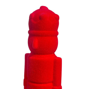 Cascanueces Grande Terciopelo ROJO