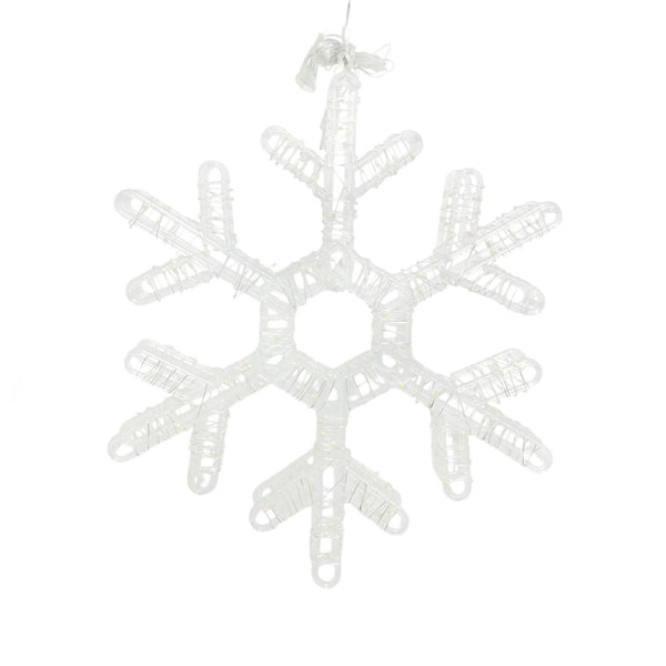 Luz Navideña Colgante COPO DE NIEVE 42CM
