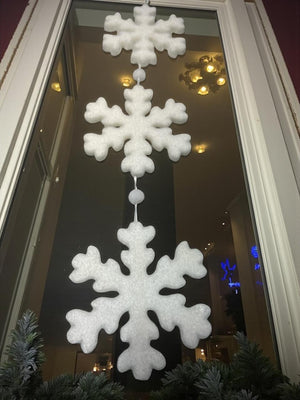 Copos de Nieve x5 en Candena 120cm