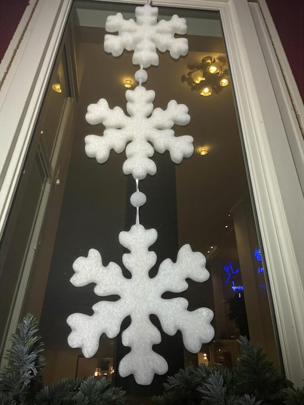Copos de Nieve x5 en Candena 120cm