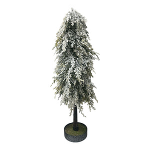 Árbol De Mesa Nevado Decorativo 60cm