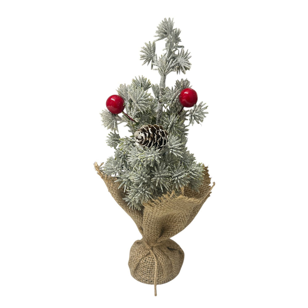Mini Árbol con Piñas y Bayas 20cm