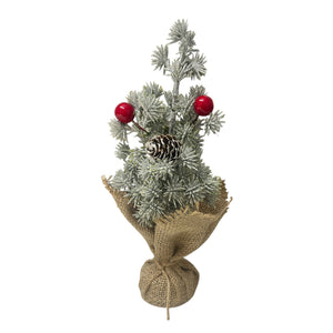 Mini Árbol con Piñas y Bayas 20cm