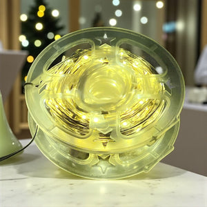 Luces Hada 50M Cable Plata Luz CÁLIDA