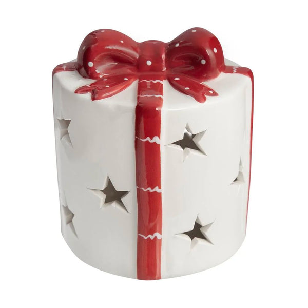 Lampara Regalo Blanco Navideño
