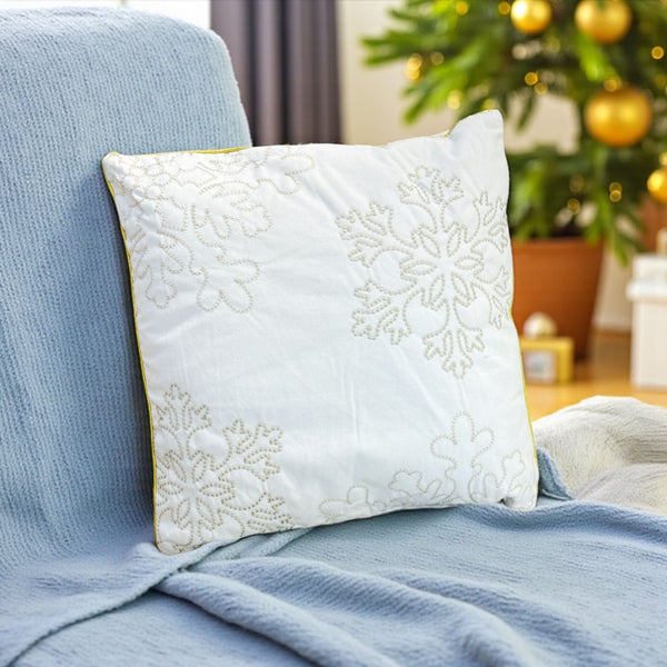 Cojín Copo de Nieves BLANCO