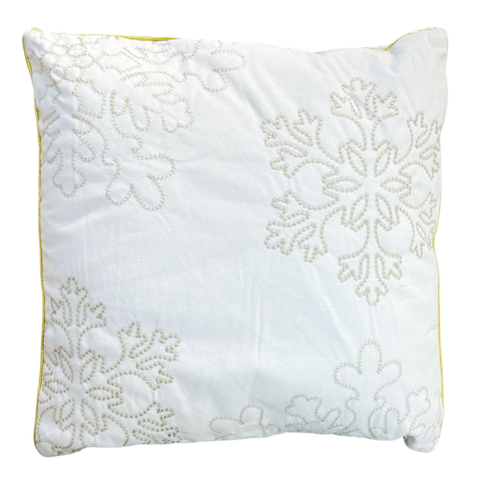 Cojín Copo de Nieves BLANCO