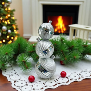 Adorno Navideño BOLAS PLATEADAS