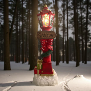Farol con Luz Navideño