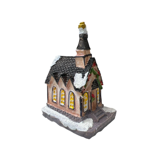 Mini Casita Navideña con Luz B