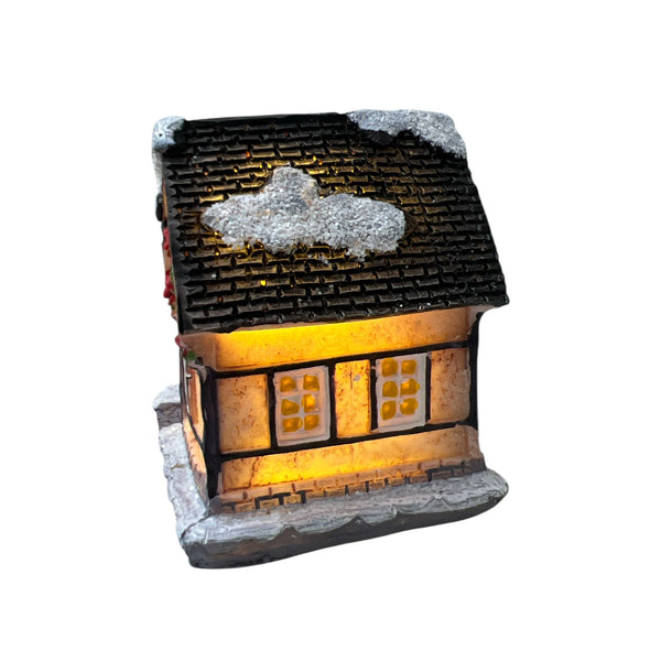 Mini Casita Navideña con Luz D