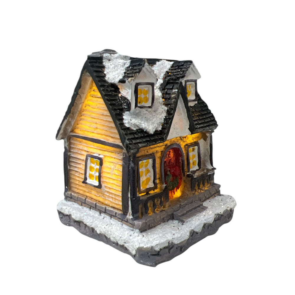 Mini Casita Navideña con Luz C