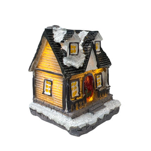 Mini Casita Navideña con Luz C