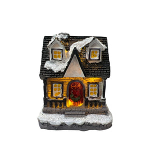 Mini Casita Navideña con Luz C