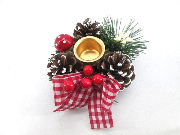 Candelabro Piña Navideño