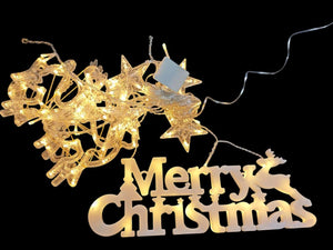 Luz Navideña Colgante MERRY CHRISTMAS