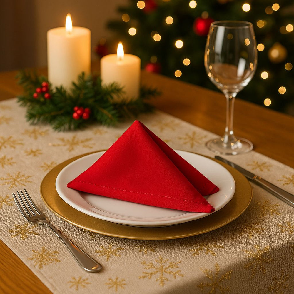 Servilla de Tela Comercial 6 Unidades ROJA