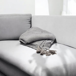 Manta Sofá Plomo