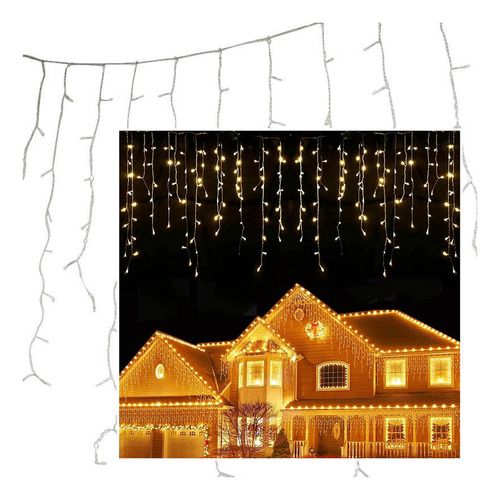 Luces Cascada/Cotina Luz CÁLIDA