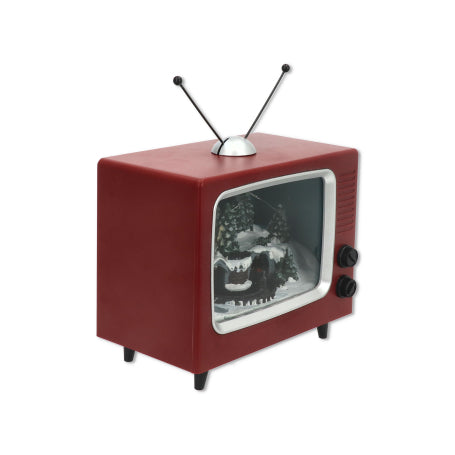 Televisor Navideño con luces