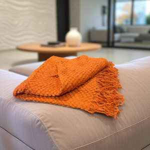 Manta Decorativa para Sofa TERRACOTA
