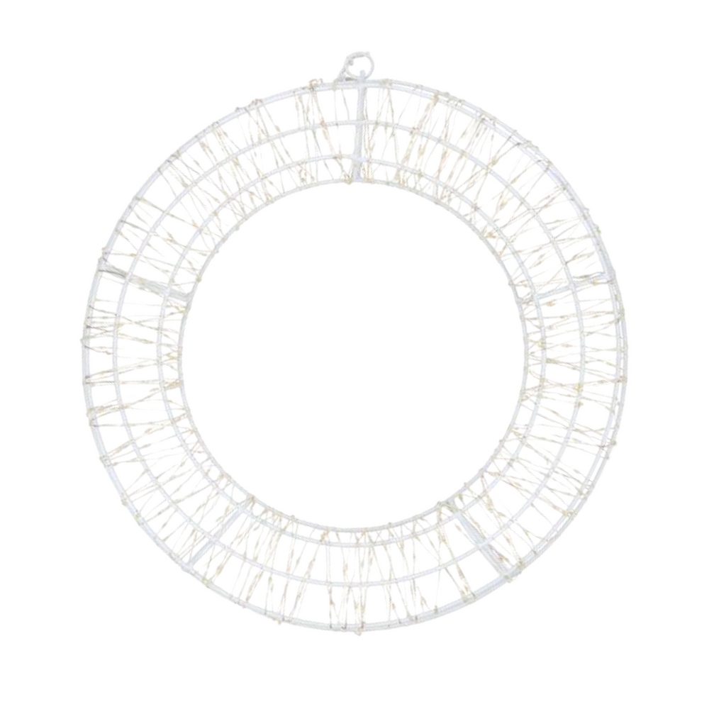 Luz Navideña Colgante CORONA 42CM