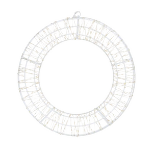 Luz Navideña Colgante CORONA 42CM