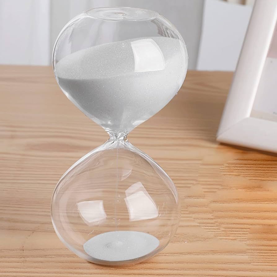 RELOJ DE ARENA TIMELESS WHITE