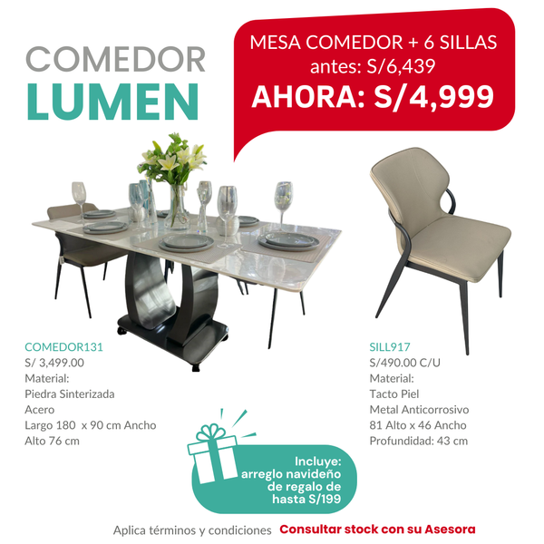 Mesa de Comedor LUMEN
