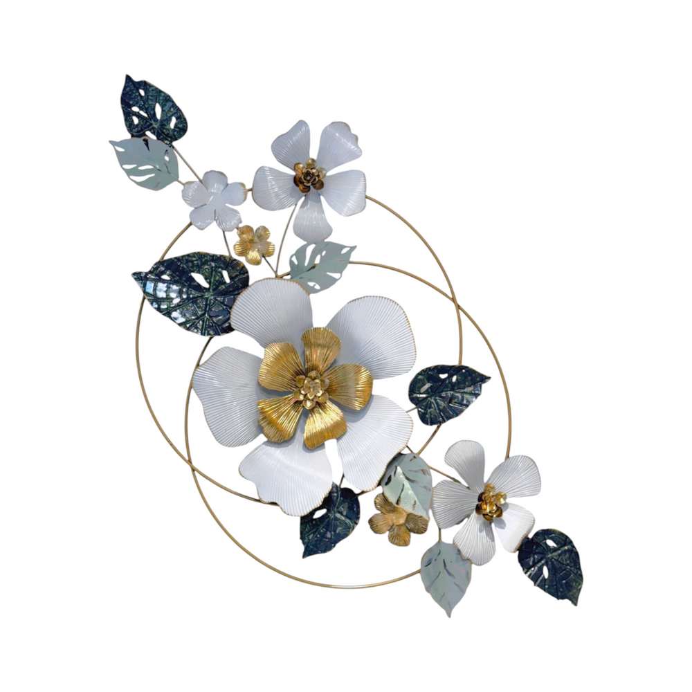 PLACA ARO DE FLORES