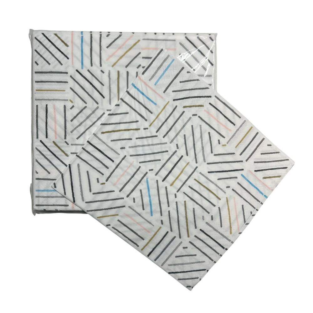 Servilletas Decorativas LINEAS MULTICOLOR