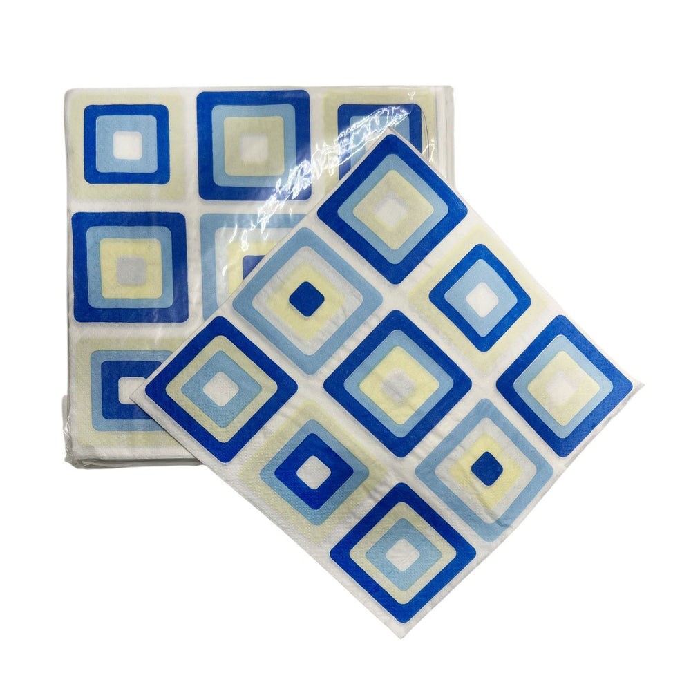 Servilletas Decorativas MOSAICO AZUL