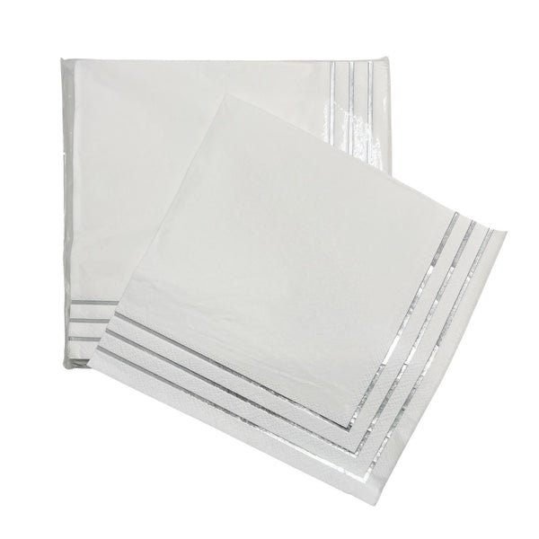 Servilletas Decorativas MARCO PLATEADO