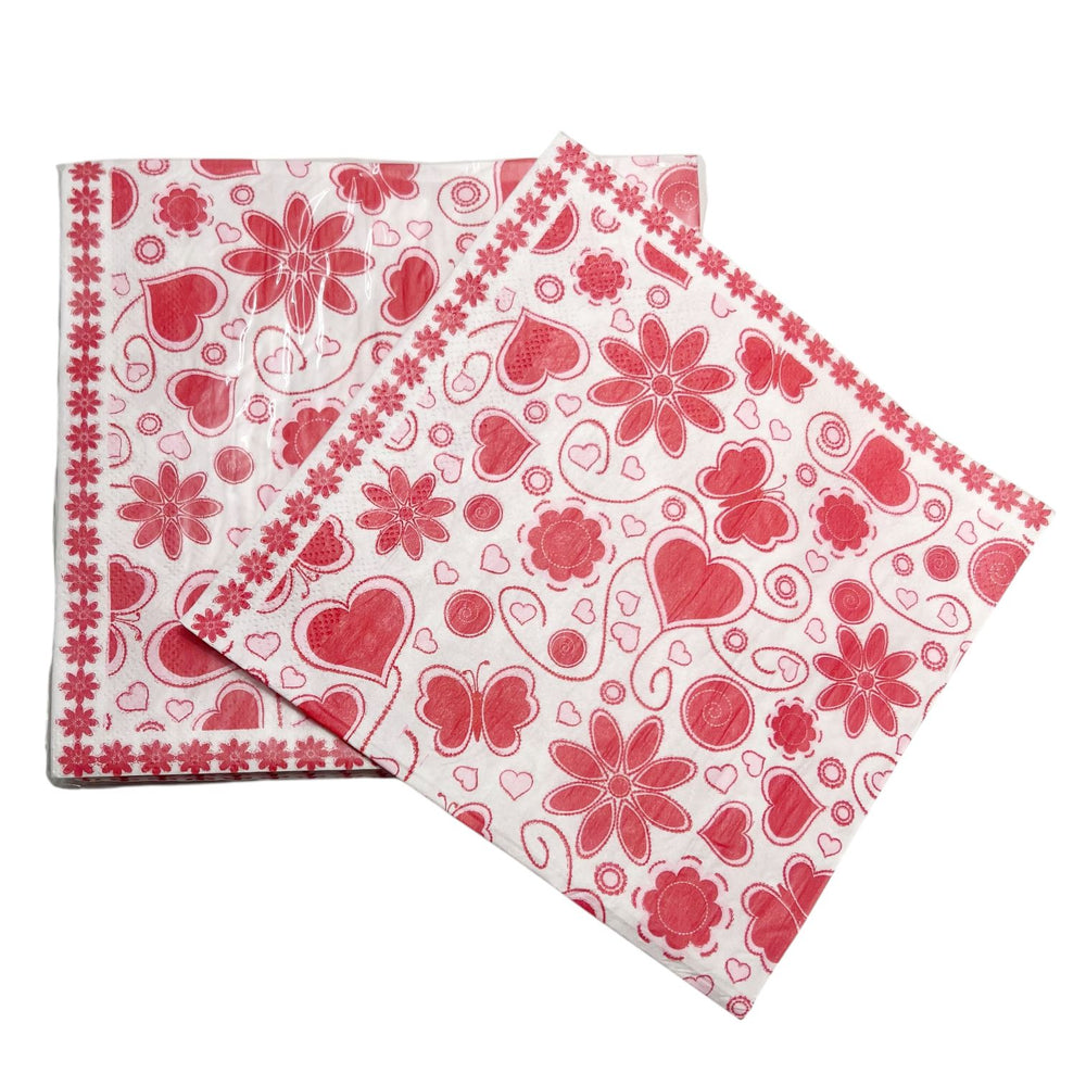 Servilletas Decorativas AMOR FLORAL