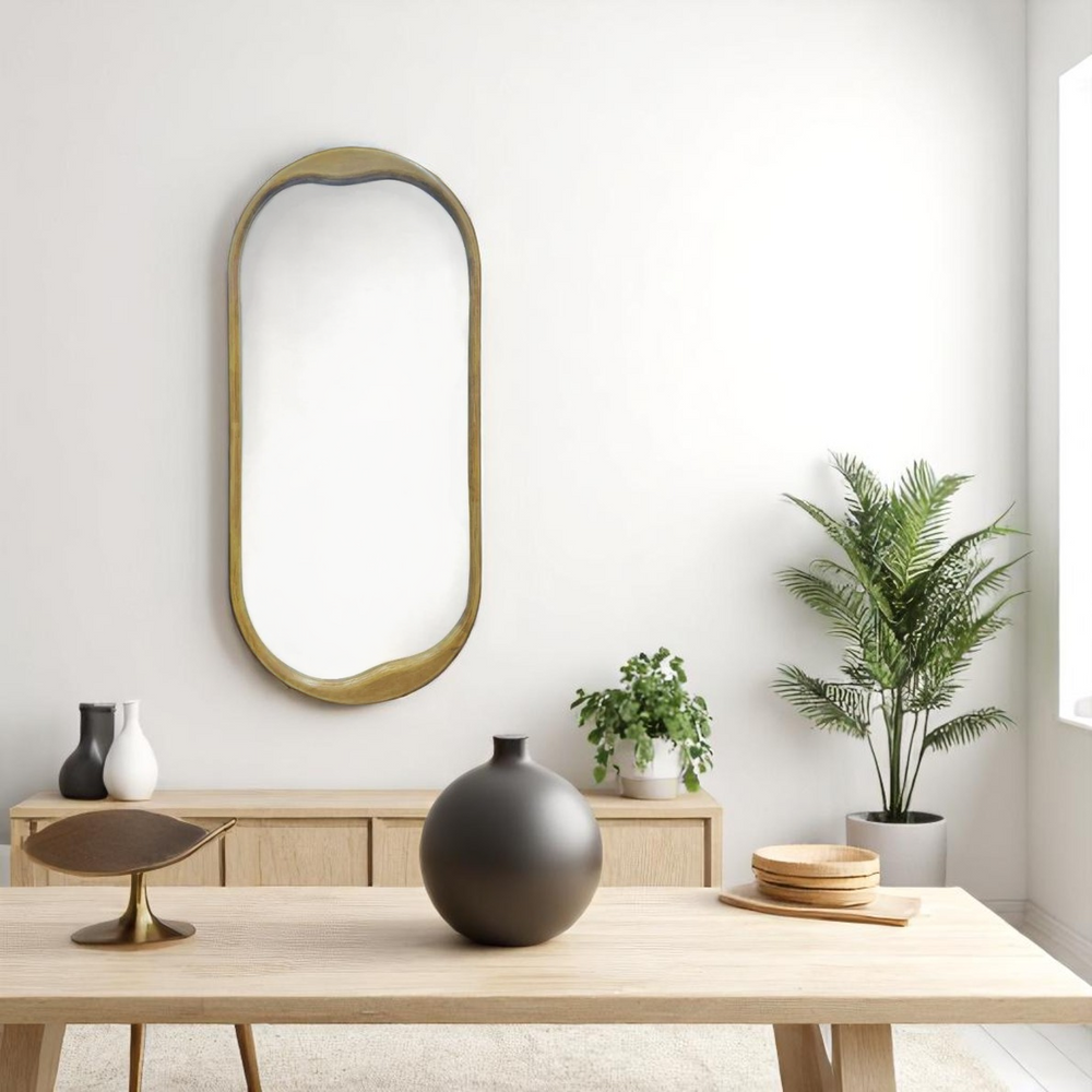 Espejo Rectangular Curvo