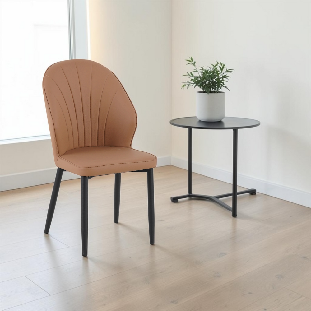 Silla de Comedor Color Marrón ABANICO