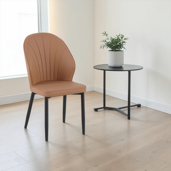 Silla de Comedor Color Marrón ABANICO