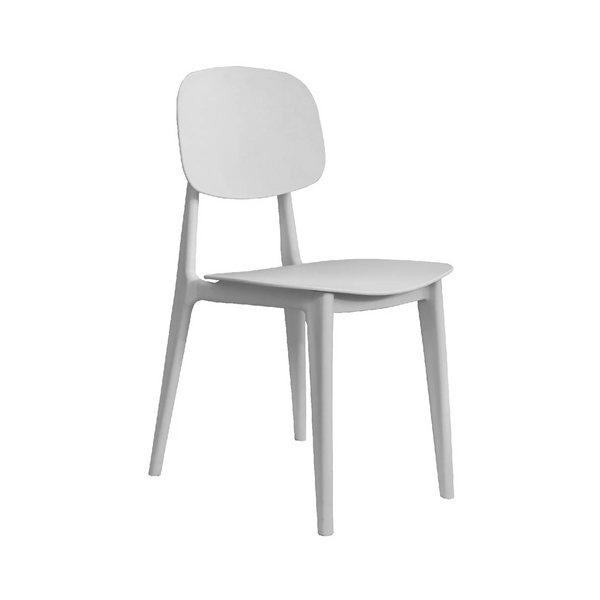 Silla de Comedor Blanca PVC