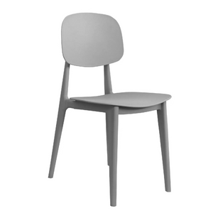 Silla de Comedor Plomo PVC