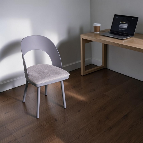 Silla de Comedor Plomo TELA