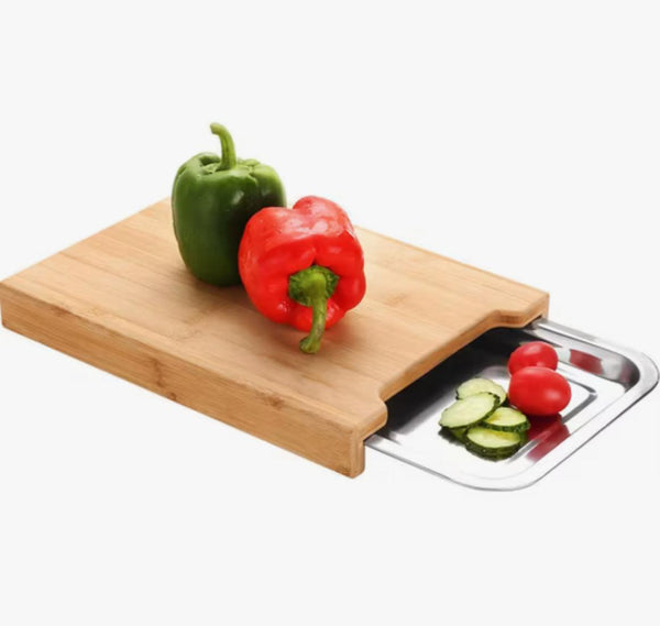 Tabla de Picar con Bandeja