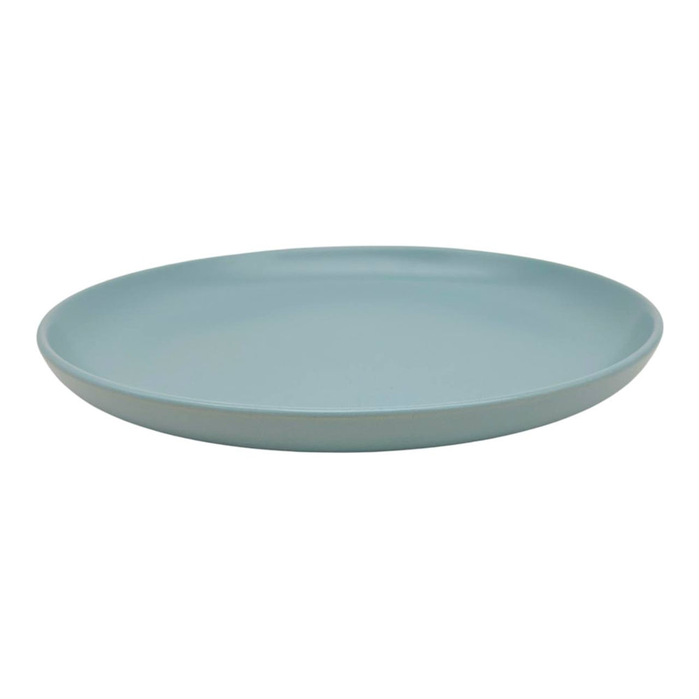 Plato Llano Celeste Mate Esmaltado 27cm