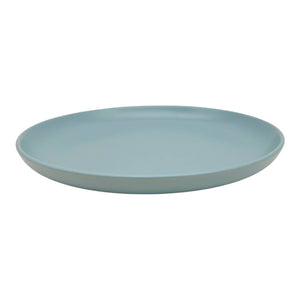 Plato Llano Celeste Mate Esmaltado 27cm